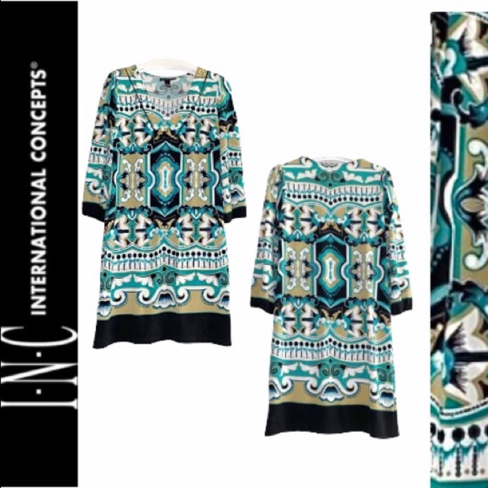 Beautiful boho beaded sheath dress, NWOT.